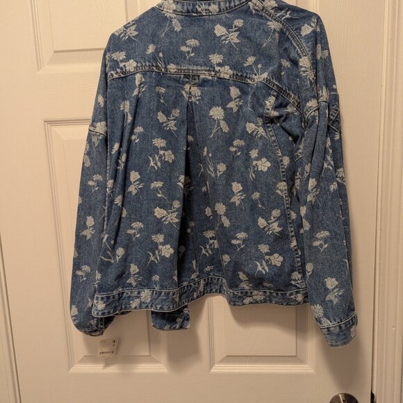 We The Free Opal Swing Denim Trucker Jacket - Picture 7 of 14